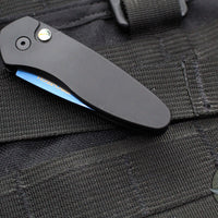 Protech Sprint- California Legal- Black Handle- Sapphire Blue 1.94" Blade 2907-SB