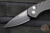 Protech Sprint- California Legal Auto- Black Handle- Black Finished Blade- Mother of Pearl Inlaid Button 2937