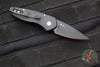 Protech Sprint- California Legal Auto- Black Handle- Black Finished Blade- Mother of Pearl Inlaid Button 2937