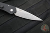Protech Newport Out The Side OTS Auto Knife- Black Handle with 3D Wave pattern- MOP Button- Stonewash Blade 3436