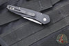 Protech Newport Tuxedo- Black with Ivory Micarta Inlay- Stonewash Blade 3451