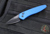 Protech Half-Breed Out The Side OTS Auto Knife- Blue Handle- Black Blade 3607-BLUE