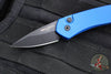 Protech Half-Breed Out The Side OTS Auto Knife- Blue Handle- Black Blade 3607-BLUE