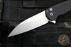 Protech Malibu Flipper- Wharncliffe Blade- Solid Black Handle- Stonewash Magnacut Steel Blade 5301