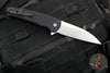Protech Malibu Flipper- Wharncliffe Blade- Solid Black Handle- Stonewash Magnacut Steel Blade 5301