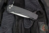 Protech Malibu Flipper- Wharncliffe Blade- Textured Battleworn Black Handle- Stonewash Magnacut Steel Blade 5305-BW