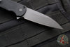 Protech Malibu Flipper- Wharncliffe Blade- Black "Dragon Scale" Textured Handle- Black DLC Magnacut Steel Blade- Tritium Button Inlay 5336-OPERATOR