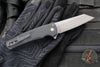 Protech Malibu Flipper- Reverse Tanto- Black Handle- Acid Wash Magnacut Blade 5401-AW