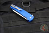 Protech Malibu Flipper- Reverse Tanto- Blue Handle- Stonewash Magnacut Blade 5401-Blue