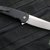 Protech Malibu Flipper- Reverse Tanto- Black Handle- Stonewash Magnacut Blade 5401