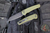 Protech Malibu Flipper- Reverse Tanto- Green Handle- Black DLC Magnacut Blade 5403-GREEN