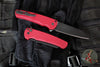 Protech Malibu Flipper- Reverse Tanto- Red Handle- Black DLC Magnacut Blade 5403-RED