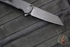 Protech Malibu Flipper- Reverse Tanto- Black Handle- Black DLC Magnacut Blade- 5403