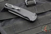 Protech Malibu Flipper- Reverse Tanto- Black Handle- Black DLC Magnacut Blade- 5403