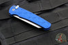 Protech Malibu Flipper- Reverse Tanto- Blue 1999 Nexus Pattern Handle- Stonewash Magnacut Blade 5405-BLUE NEXUS