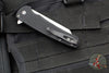 Protech Malibu Flipper- Reverse Tanto- Black Textured Handle- Stonewash Magnacut Blade 5405