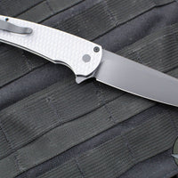 Protech Malibu Flipper- Reverse Tanto- Grey Battleworn Dragon Scale Handle- Black DLC Magnacut Blade 5436-BW GREY