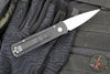 Protech Godson Out The Side Auto (OTS)- Black Handle- Satin Blade- Pearl Button 721-MOP