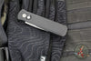 Protech Godson Out The Side Auto (OTS)- Black Handle- Satin Blade- Pearl Button 721-MOP