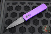 Protech Godson Out The Side Auto (OTS)- Purple Handle- Black Blade 721-PURPLE