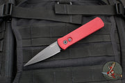 Protech Godson Out The Side Auto (OTS)- Red Handle- Black Blade 721-RED