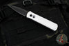 Protech Godson Out The Side Auto (OTS)- Satin Silver Handle- Black Blade And Hardware 721-SILVER