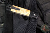 Protech Godfather Out The Side (OTS) Knife- Black Handle- Maple Wood Inlay- Satin Blade 906-Satin