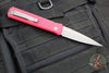 Protech Godfather Out The Side (OTS) Knife- Red Handle- Blasted Finished Blade 920-RED