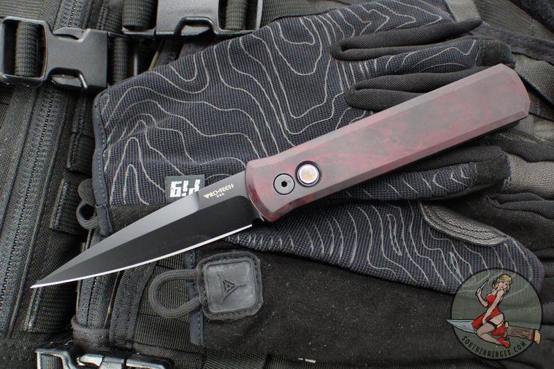 ザ・ゴッドファーザー Protech Godfather Out The Side (OTS) Knife- Southern Edges