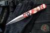 Protech Godfather Out The Side (OTS) Knife- Crimson Tiger Camo Anodized Handle- Satin Blade 921-SATIN CTC