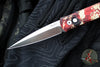 Protech Godfather Out The Side (OTS) Knife- Crimson Tiger Camo Anodized Handle- Satin Blade 921-SATIN CTC