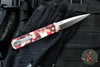 Protech Godfather Out The Side (OTS) Knife- Crimson Tiger Camo Anodized Handle- Satin Blade 921-SATIN CTC
