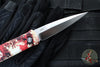 Protech Godfather Out The Side (OTS) Knife- Crimson Tiger Camo Anodized Handle- Satin Blade 921-SATIN CTC
