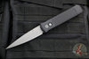 Protech Godfather Out The Side (OTS) Knife- Jigged Black Handle- Blasted Blade And HW-Deep Carry Clip 924