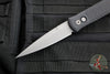 Protech Godfather Out The Side (OTS) Knife- Jigged Black Handle- Blasted Blade And HW-Deep Carry Clip 924