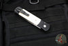 Protech Godfather Black And Ivory Micarta Tuxedo Out The Side (OTS) Knife Satin Blade 951