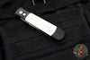 Protech Godfather Black And Ivory Micarta Tuxedo Out The Side (OTS) Knife Satin Blade 951