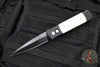 Protech Godfather Black And Ivory Micarta Tuxedo Out The Side (OTS) Knife DLC Black Blade 952