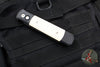 Protech Godfather Black And Ivory Micarta Tuxedo Out The Side (OTS) Knife DLC Black Blade 952