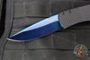 Protech Magic "Whiskers" Out The Side (OTS) Auto- Hidden Bolster Release Knife- Black Body- Textured Bolster- Sapphire Blue Blade BR-1 SB
