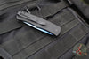 Protech Magic "Whiskers" Out The Side (OTS) Auto- Hidden Bolster Release Knife- Black Body- Textured Bolster- Sapphire Blue Blade BR-1 SB
