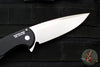 Protech Cambria Flipper- Black Aluminum Handle- TechnoCarbo Teal Inlay- Stonewash Magnacut Blade- Black Lip Pearl Button BSA25.Cambria.1