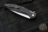 Protech Cambria Flipper- Black Aluminum Handle- TechnoCarbo Teal Inlay- Stonewash Magnacut Blade- Black Lip Pearl Button BSA25.Cambria.1