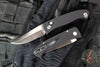 Protech Brend OTS Auto- Black Aluminum Handle- Satin 154CM Blade- Abalone Button Inlay BSA26.BREND.1