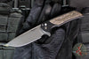 Protech Mordax Flipper- BLADE SHOW 2026- Black Handle- White Brass America's 250th Inlay- Stonewash Magnacut Blade- White Pearl Button BSA26.Mordax.2