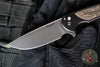 Protech Mordax Flipper- BLADE SHOW 2026- Black Handle- White Brass America's 250th Inlay- Stonewash Magnacut Blade- White Pearl Button BSA26.Mordax.2