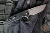 Protech Mordax Flipper- BLADE SHOW 2026- Black Handle- White Brass America's 250th Inlay- Stonewash Magnacut Blade- White Pearl Button BSA26.Mordax.2