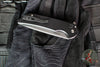 Protech Mordax Flipper- BLADE SHOW 2026- Black Handle- White Brass America's 250th Inlay- Stonewash Magnacut Blade- White Pearl Button BSA26.Mordax.2