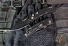 Protech TR-5 Tactical Response 5 OTS Auto Knife- Blade Show 2026 Serialized of 125- Black Feather Pattern Handle- Black DLC Blade BSA26.TR5.1