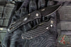 Protech TR-5 Tactical Response 5 OTS Auto Knife- Blade Show 2026 Serialized of 125- Black Feather Pattern Handle- Black DLC Blade BSA26.TR5.1